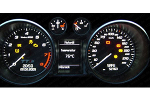 Audi TT 8J - Kombiinstrument Reparatur FIS Anzeige / Display defekt