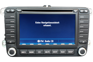 VW Touran 1 - RNS-MFD 2 Navigation Reparatur Totalausfall 'Keine Navigationseinheit erkannt'