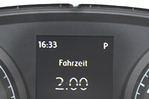 VW Golf 7 - Fahrerinformationssystem FIS Pixelfehler