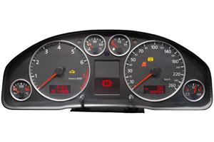 Audi A6 C5  • Displayreparatur MFA/KM-Anzeige