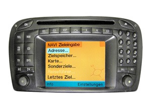 Mercedes C W203 - Navigationssystem Reparatur Displayfehler/Laufwerkfehler