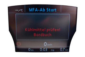 VW Touareg I - Displayreparatur Farb-FIS TFT-Anzeige